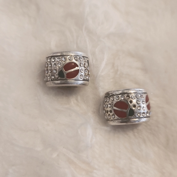 2 Brighton Lady bug Chams with stones - Picture 3 of 14